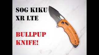 SOG Kiku XR LTE Pocket Knife Review with Disassembly