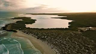 Rare! Stunning Drone Footage Captures Sundown On Galapagos Beach