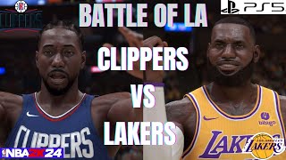 BATTLE OF LA - LA CLIPPERS VS LA LAKERS - NBA2K24