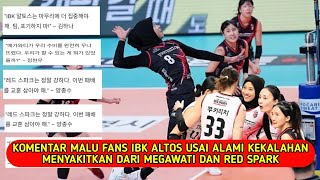 Komentar Malu Fans IBK Altos Usai di kalahkan Megawati dan Red spark di V-League