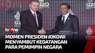 Senyum Sumringah, Presiden Jokowi Menyambut Kedatangan Para Pemimpin Negara | tvOne