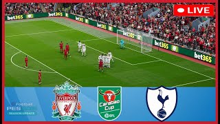 🔴 LIVE: Liverpool vs Tottenham l EFL Cup Semi final 2025 l Full Match Streaming