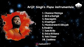 Heart Touching Piano Instrumental JukeBox Part 1 | Arijit Singh | Aakash Desai
