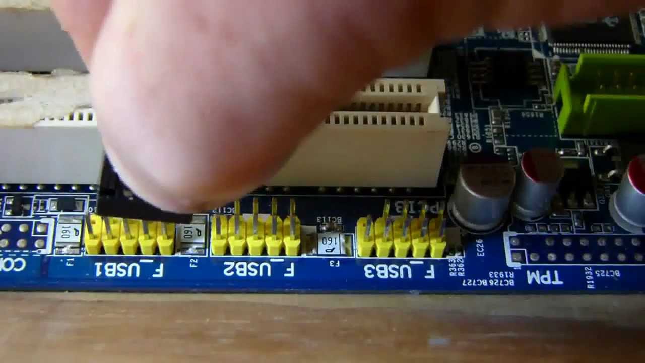 How To Connect Front Panel Connectors To The Motherboard - YouTube