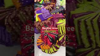 Bandhej sarees collection / 50rs sarees / saree wholesale market in surat