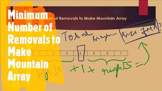 Minimum Number of Removals to Make Mountain Array | LeetCode 1671 | Coders Camp