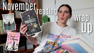 November reading wrap up | vlogmas day 1
