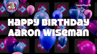 Happy Birthday Aaron Wiseman