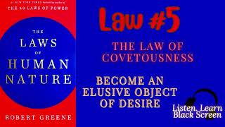 ( Law #5 ) The Laws of Human Nature by Robert Greene Full Audiobook Paraphrased Black Screen