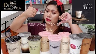 TOP 10 DRINKS AT DING TEA CARSON