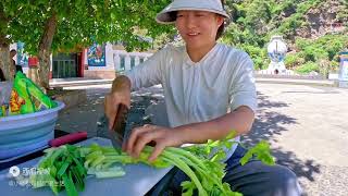 一妈一娃床车自驾，川西藏族聚集地野营，想念家乡味做特色蒸面