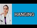 ||HANGING-FORENSIC MEDICINE AND TOXICOLOGY||EXPLAINED WITH TEXTBOOK OF GAUTAM BISWAS ||Dr. Deeksha||