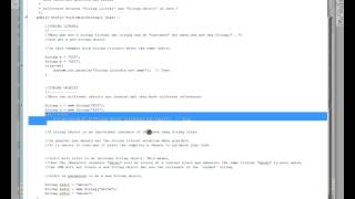 Interned String Java