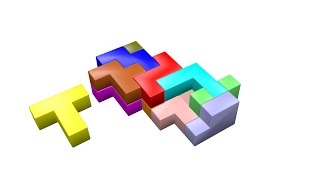 Pentomino 3D Figure Backslash