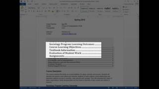 Creating Accessible Word Documents, Part 1
