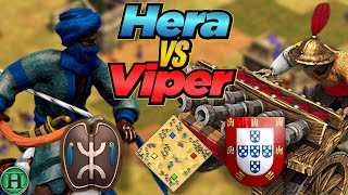 Berbers vs Portuguese | 1v1 Arabia | vs Viper | AoE2