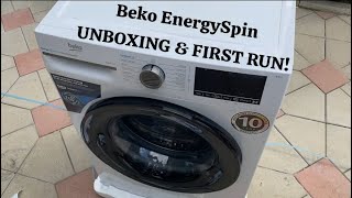 Beko EnergySpin: UNBOXING \u0026 First run!