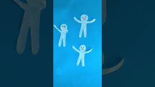 Paper Men are Alive? 🤯 Easy Static electricity Experiment 💛