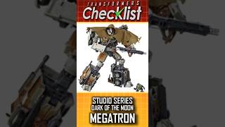 ✅ Transformers CHECKLIST: Studio Series PART #33 - Dark of the Moon MEGATRON