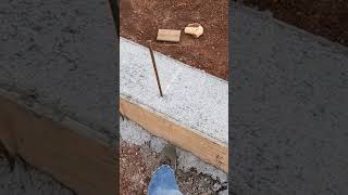 Concrete Footing Mistake, don't do what I did! #homeconstruction #concrete #construction