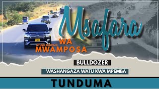 MSAFARA WA MTUME MWAMPOSA TUNDUMA WASHANGAZA WENGI MAELFU WAJITOKEZA KUMPOKEA