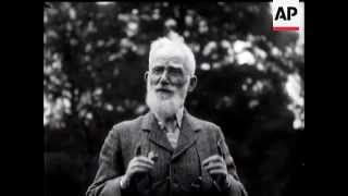 George Bernard Shaw's first visit to America