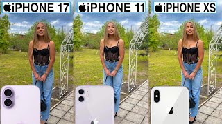 iPhone 17 Vs iPhone 11 Vs iPhone XS Camera Test Comparison