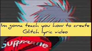 How to create glitch lyric video in inshot | inShot Video Editing