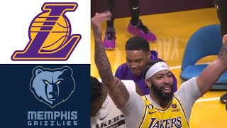 Lakers vs Grizzlies | Lakers GametimeTV | Lakers Team Highlights | Game 6 2022-2023 NBA Playoffs