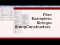 Energia Tutorial: String Constructors