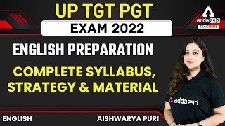 UP TGT PGT New Vacancy 2022 | English Literature | Syllabus Strategy & Material | By Aishwarya