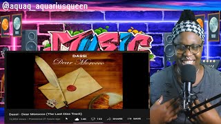 Dassi - Dear Morocco (The last Diss Track) MUSIC VIDEO REACTION