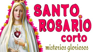 SANTO ROSARIO CORTO hoy miércoles 29 de enero✨a la SANTA VIRGEN MARIA🌹MISTERIOS GLORIOSOS🙏