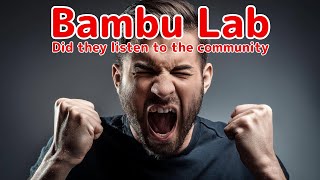 ▼ Bambu Lab Firmware Update | What is REALLY happening ▼