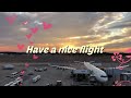 【成田空港】夕日が沈む滑走路がとっても綺麗✨ airport sunset japan