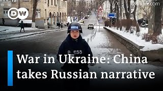 China amplifies Russian narrative of Ukraine war | DW News