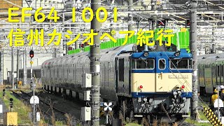 EF64 1001 信州カシオペア紀行 尾久 上野 2022.4.16