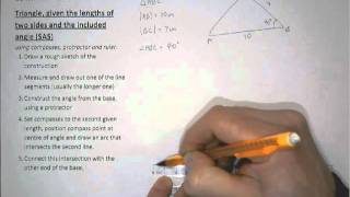 Construction 11 - triangle SAS