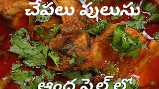 How to prepare spice Chepala pulusu/ చేపలు పులుసు/తెలుగు/Telugu.