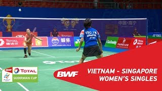 G2 | WS | NGUYEN Thyu Linh (VIE) vs YEO Jia Min (SIN) | BWF 2019