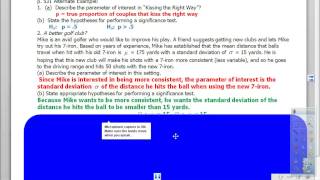 Chapter 9 Testing a Claim Part I