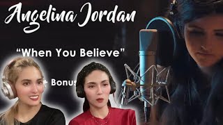 Our reaction to Angelina Jordan’s cover of “When You Believe” plus her milestones clips! 🥰