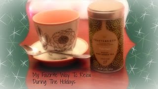 Hallmark Gold Crown Dogwood Branch Teacup and Saucer Set: My Favorite Way To Relax During The Holid