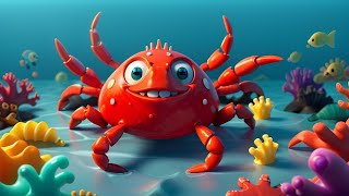 Candy Crab🦀, song for kids| nursery rhyme for children|baby song with story.