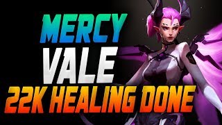 VALE PRO MERCY! 22k Healing Done! [ OVERWATCH SEASON 16 TOP 500 ]