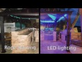 outdoor multicolor led lighting 12 meter outdoor led flexible light kit