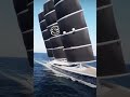 107m sailing yacht ‘BLACK PEARL’ from a helicopter  #yacht #sailingyacht #yachtlife #shorts