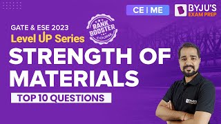 Strength of Materials (SOM) MCQ in Hindi | GATE 2023 & ESE 2023 Civil (CE) & Mechanical (ME) Exam