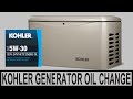 Kohler Generator Oil Change