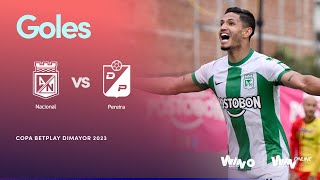 Nacional vs. Pereira (goles) | Copa BetPlay Dimayor 2023 | Semifinales (Vuelta)